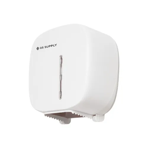 Papirdispenser t/ Mini Jumbo toiletpapir, <Ø220mm, hvid, GS-Basic, (1 stk.)