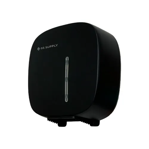 Papirdispenser t/ Medi Jumbo toiletpapir, <Ø260mm, sort, GS-Basic, (1 stk.)