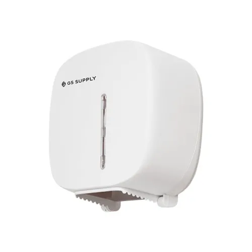 Papirdispenser t/ Midi Jumbo toiletpapir, <Ø260mm, hvid, GS-Basic, (1 stk.)