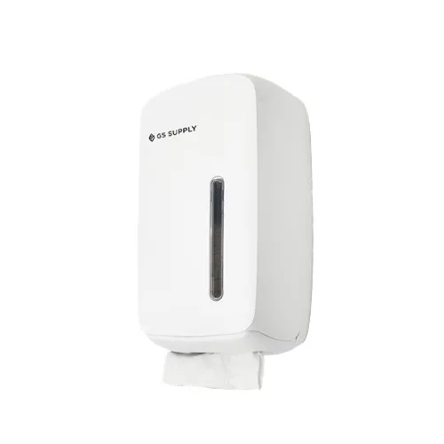 Papirdispenser t/ Z-fold toiletpapir, hvid, GS-Basic, (1 stk.)