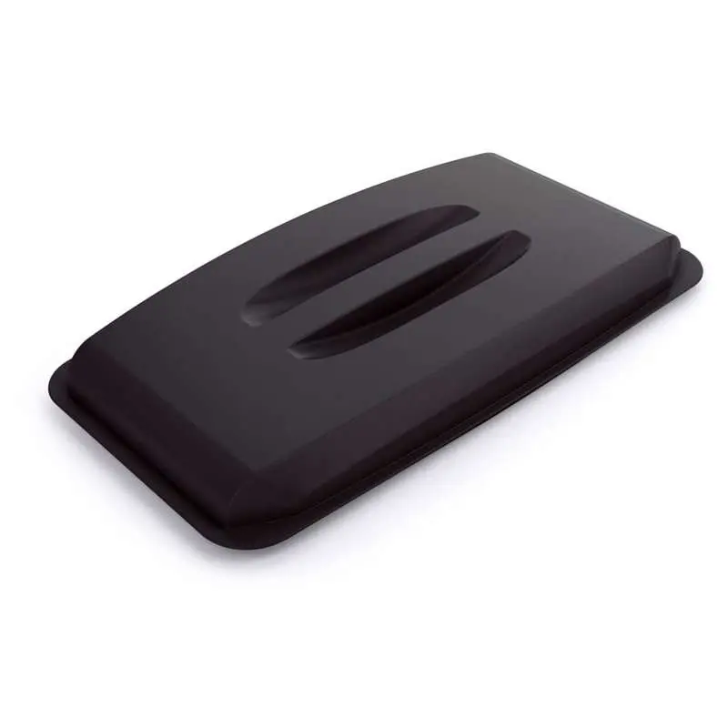 Låg til 60L DURABLE DURABIN beholder, 50x27x57,5cm, plast, sort, (1 stk.)
