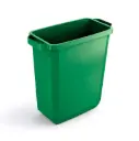 Affaldsbeholder, 60 ltr, fødevaregodkendt, plast, grøn, DURABLE DURABIN, (1 stk.)