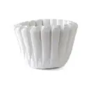 Skålfilter, Ø35/Ø15,2x9,9 CM, papir, svanemærket, hvid, (500 stk.)