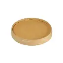 Låg, Ronda Short, 480 ml, brun, 9,8x9,8x1,7cm, Duni, (400 stk.)