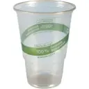 Drikkeglas, Re-Bio, 12,5cm, Ø9,5cm, 400ml, klar, PP, (800 stk.)