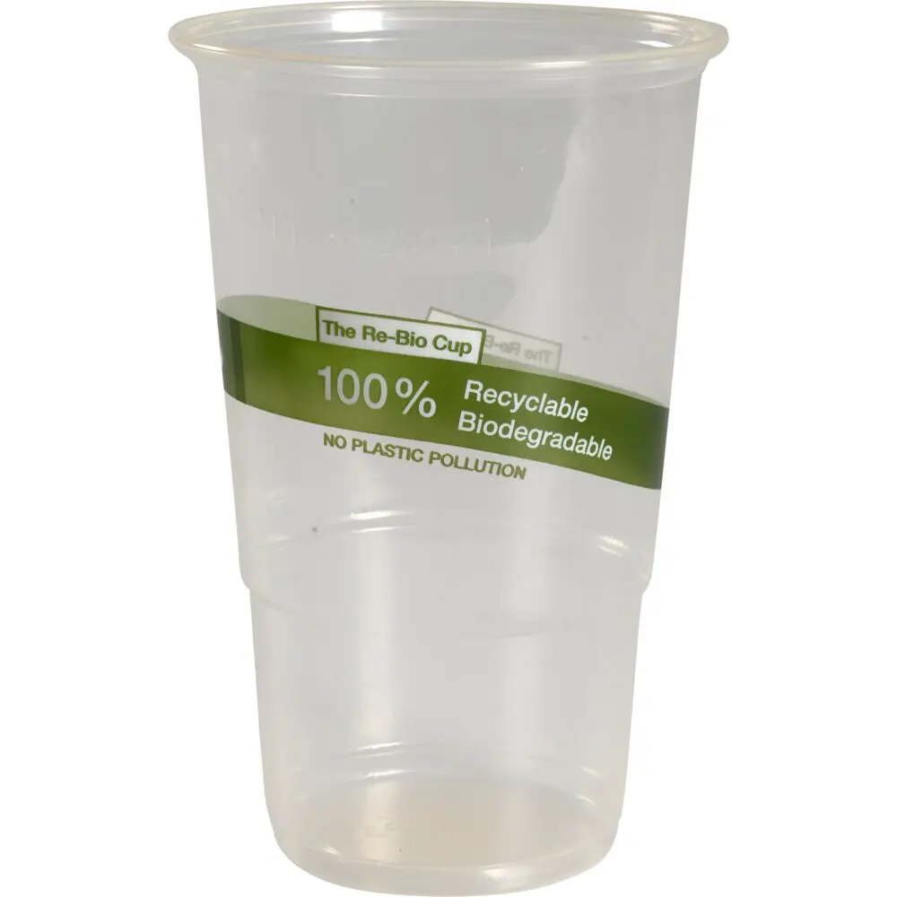 Drikkeglas, Re-Bio, 12,2cm, Ø8cm, 300ml, klar, PP, (1250 stk.)