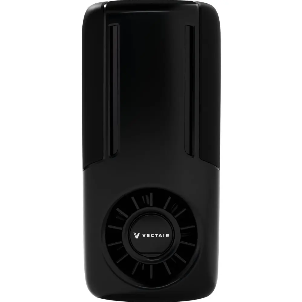 [51814] Duftdispenser, Vectair V-Air Flow, sort, aktiv, til refill, (1 stk.)