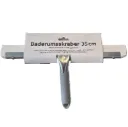 Baderumsskraber med hvidt dobbelt gummi, 35 cm, (1 stk.)