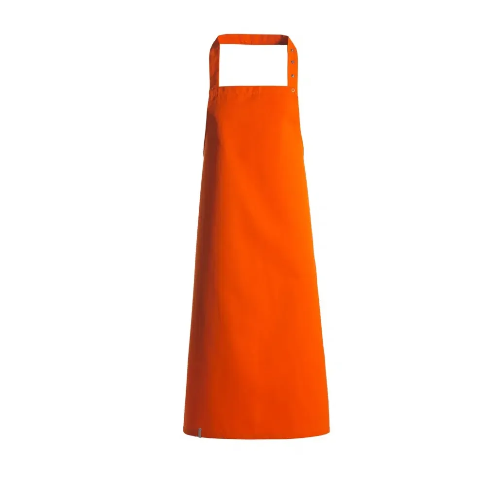 [51928] Kokkeforklæde, med smæk, orange, Kentaur, one-size, (1 stk.)