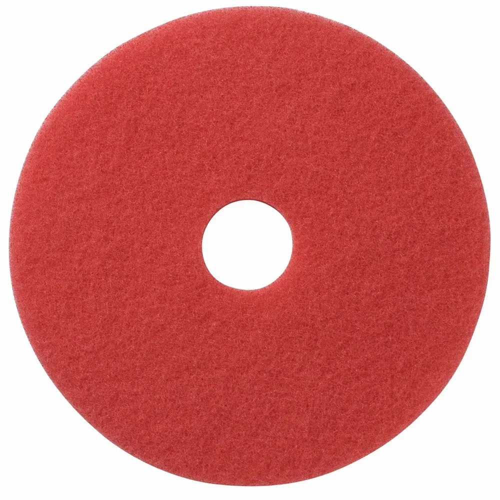 Rød rondel 7" til motorscrubber, (5 stk.)