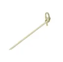 Spyd, 6 cm, Bambus, Med Sløjfe, Grøn (100 stk.)