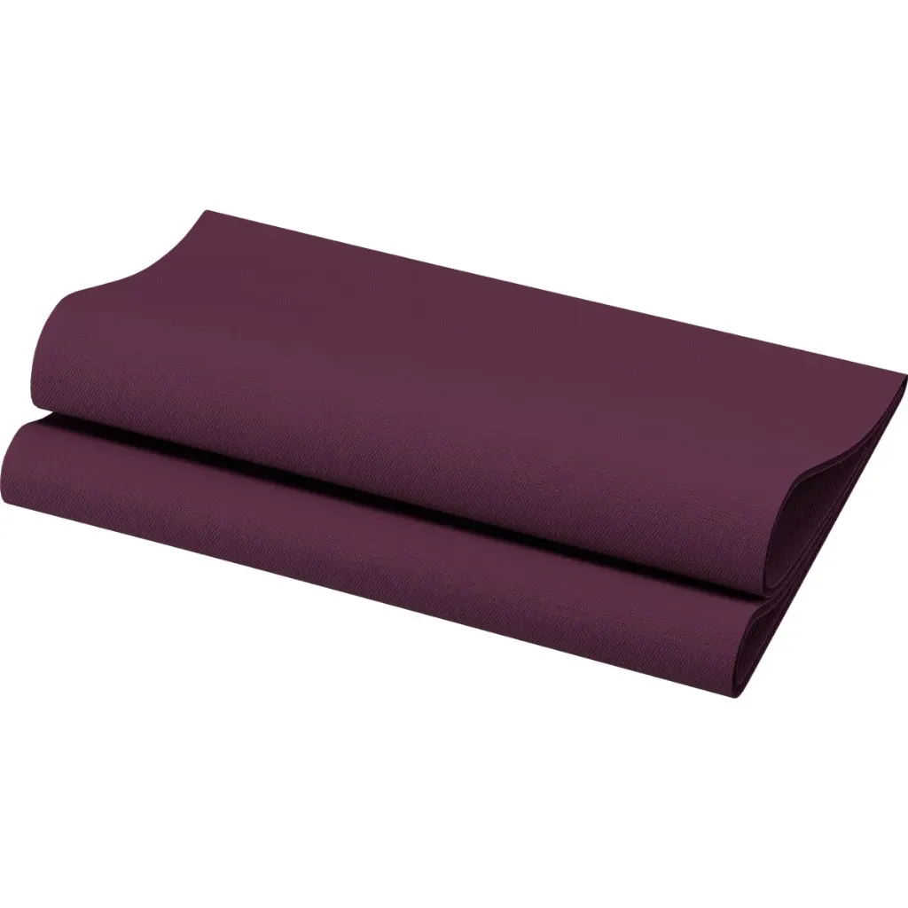 Middagsserviet, 40x40cm, 1/4fold, Plum, Duni, Dunisoft, (360 stk.)