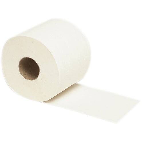 [10355] Toiletpapir, 3-lags, 34,2m x 9,75cm, hvid, neutral, 100% nyfiber, (8 stk.)