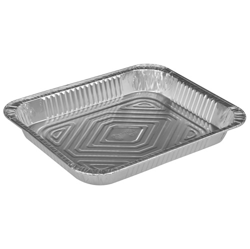 [10351] Alubakke, 32,2x26,2x3,8cm, aluminium, 2690 ml, rektangulær, 1/2 GN, (10 stk.)