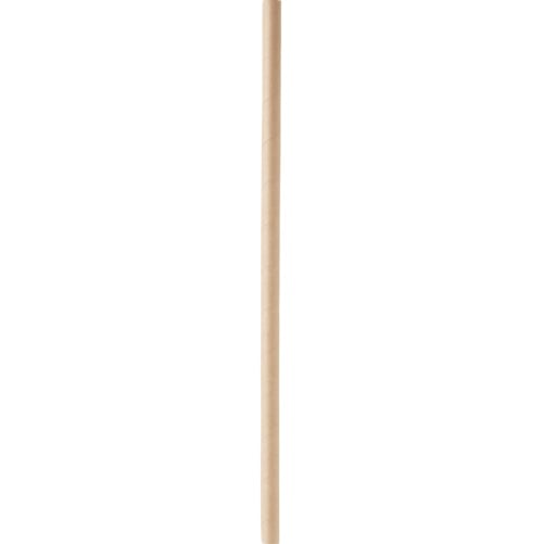 [348] Papsugerør, GS-Basic, kraft, 20cm x Ø6 mm, papir/voks, (500 stk.)