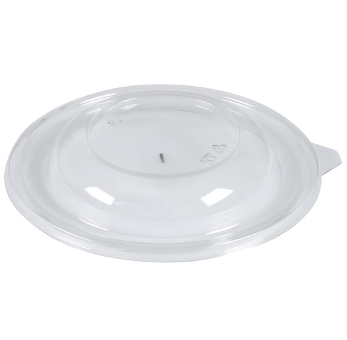 [10347] Låg til salatskål, Ø14cm, klar, RPET, tilhørende 34492, (500 stk.)