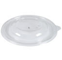 Låg til salatskål, Ø14cm, klar, RPET, tilhørende 34492, (500 stk.)