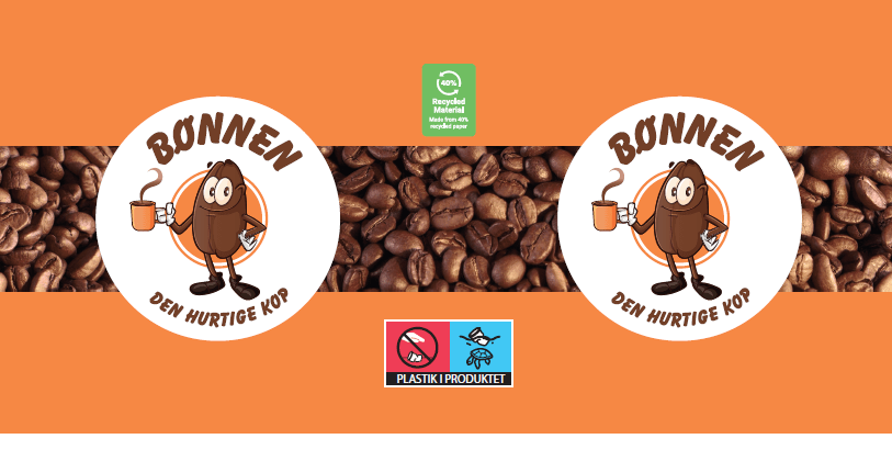 Papkrus "Kaffekanden", SW, 200 ml/8 oz, Ø8 cm, brun, 1000 stk.
