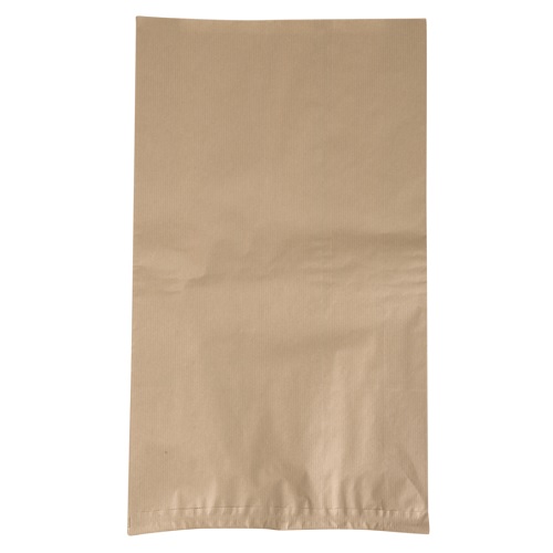 Brødpose, 33x7x14cm, 35 g/m2, brun, papir, med sidefals, lille, engangs, (1000 stk.)