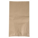 Brødpose, 33x7x14cm, 35 g/m2, brun, papir, med sidefals, lille, engangs, (1000 stk.)