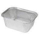 Alubakke, 10,8x8x4,4cm, 250 ml, aluminium, rektangulær, (990 stk.)