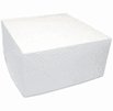 [10466] Kageæske, Nr 1 Høj, 15x15x7,5cm, hvid, karton, (250 stk.)