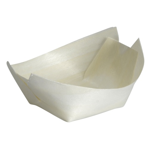 [10469] Træbåd, 7x5,5x2cm, brun, træ, bionedbrydelig, (2000 stk.)