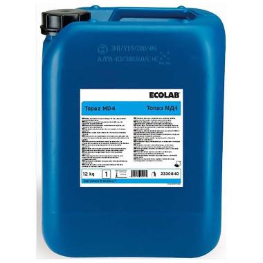 [13394] Skumrengøring, Alkalisk, Topaz, MD4, til fedt og protein fra fødevarer, 12 kg, Ecolab, (1 stk.)