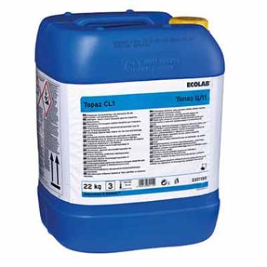 [13395] Skumrengøring, Topaz CL1, med klor, 22 kg, Ecolab, (1 stk.)
