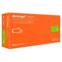Latexhandske, operationshandske, S, hvid, dermagel belagt, Mercator, (100 stk.)