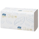 Håndklædeark, H2, Premium, 2-lags, Z-Fold, 25,5x21,2cm, 8,5 cm, hvid, nyfiber, Tork Xpress 100289, (3150 stk.)