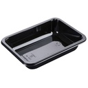 Microbakke, 500 ml, 17,1x12,7x3,5cm, sort, CPET, 1-rums, tilhørende 10452, (756 stk.)