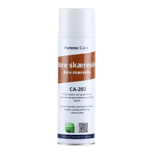 [13560] Bore-/skæreolie spray, CA-203, 500ml, Pureno, (1 stk.)