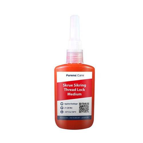 [13605] Skruesikring, Medium, 50 ml, Pureno, (1 stk.)