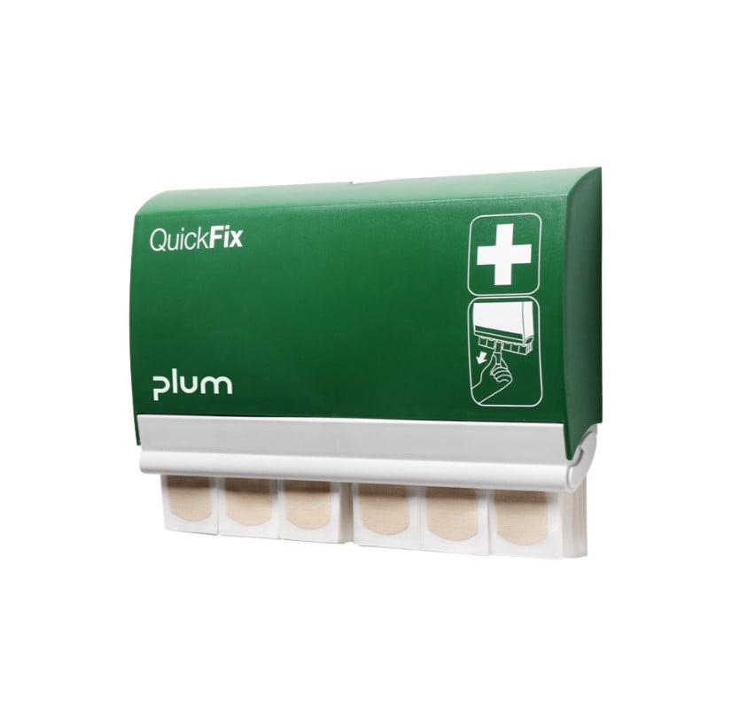 [13647] Hæfteplaster, QuickFix, 7,2x2,5x13,5cm, beige, inkl. 2 pk elastiske plastre á 45 stk a str. 72x25 mm, Plum Safety, 5502, (1 stk.)