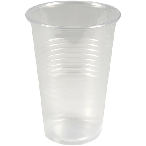 [13661] Automatbæger, 9,8cm, Ø7cm, 20 cl, 23 cl, klar, PP, med riller, (3000 stk.)