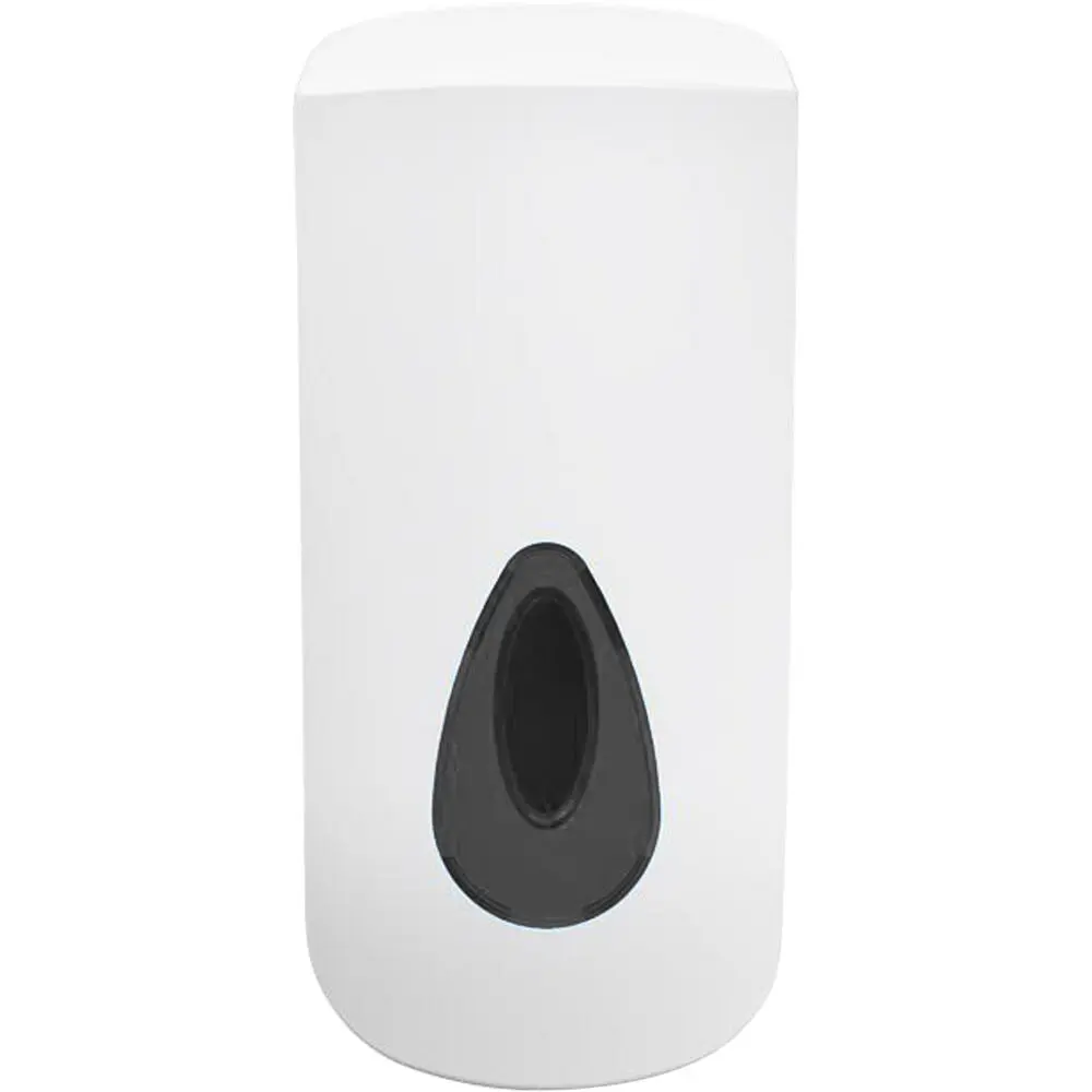 Dispenser til skum, 800 ml, hvid, manuel, til poserefill, 0,6 ml pr. dosering, (1 stk.)