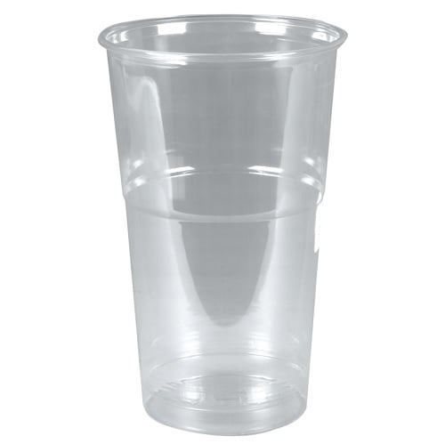 [10437] Plastikkrus, 500 ml/20 oz, Ø9,5cm, RPET, (800 stk.)