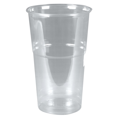 [10437] Plastikkrus, 500 ml/20 oz, Ø9,5cm, RPET, (800 stk.)