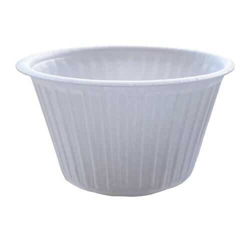 Termoskål, 460ml, 16oz, Ø130x70mm, XPS, Hvid, (600 stk.)