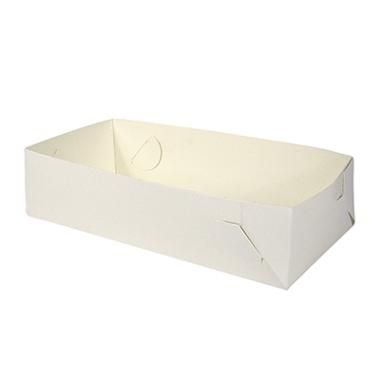 Kageæske, Nr 12, 10x20x5cm, hvid, (250 stk.)