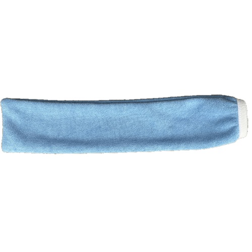 [13878] Interiørhåndmoppe, 54x7cm, blå, mikrofiber, cover til afstøver, 73 cm, (1 stk.)