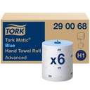 Håndklæderulle, Tork Matic Soft, Advanced, H1, hvid, 150m, 2-lags, 290068, (6 stk.)