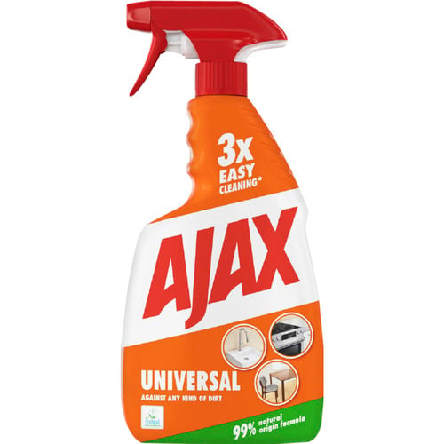 Universalrengøring, Ajax Universal, 750 ml, klar-til-brug, uden farve, med parfume, (1 stk.)