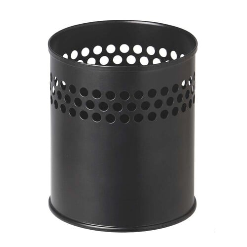 [13920] Penneholder til skrivebord, TWIN, metal, sort, (1 stk.)