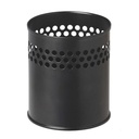 Penneholder til skrivebord, TWIN, metal, sort, (1 stk.)