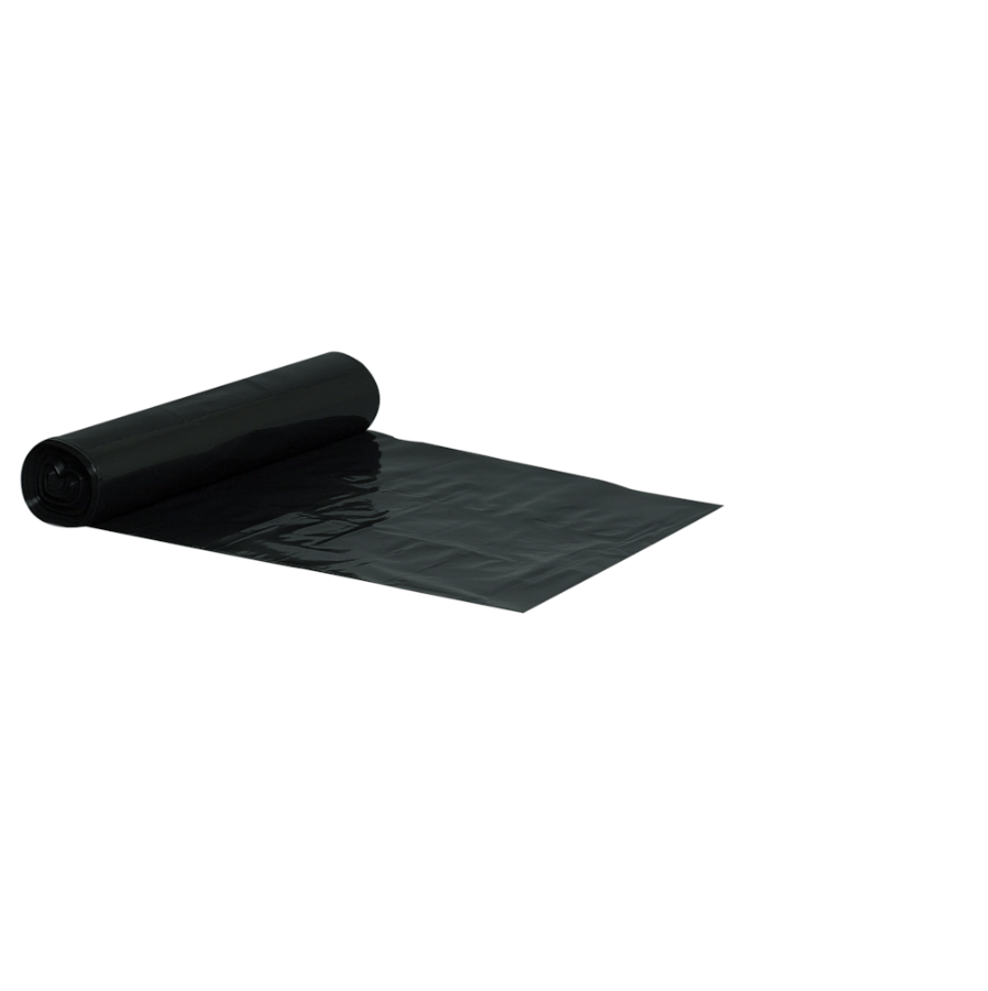 Affaldssæk, 40 l, grå, LDPE/LLDPE/virgin, 51x80cm, 45my, (20 ruller á 24 stk = 480 stk.)