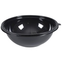 Salatskål, 9cm, Ø26cm, 2250 ml, 2250 ml, sort, RPET, rund, Tilhørende: 13912 (50 stk).