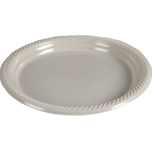 Flergangstallerken, Ø26cm, lysegrå, PP, (300 stk.)