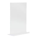 Bordrytter, T-skilt, Securit, A5, akryl, klar transparent, (1 stk.)